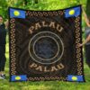 Palau Polynesian Quilt Gold Love Style J11 Quilt  Quilt